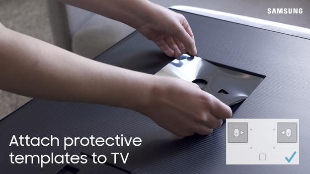 Slim Fit Wall Mount protective stickers