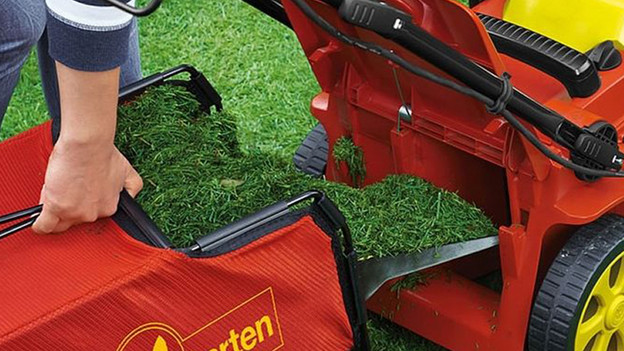 Empty grass container