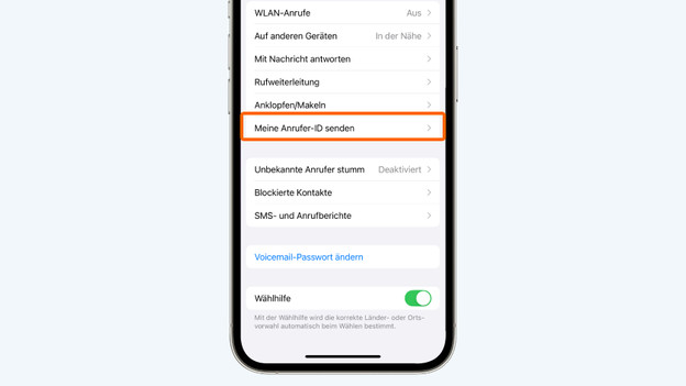iPhone Rufnummernerkennung
