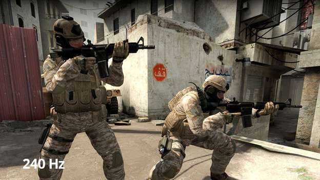 Monitor 240 Hz Refresh Rate Bildwiederholfrequenz superschnell