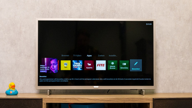 Bearbeite das einfache Smart-TV-Menü von Philips
