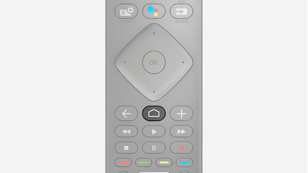 Home button Philips remote