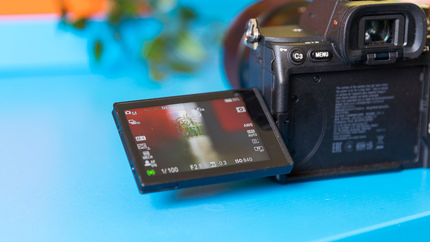 Foldable screen of the Sony A7 IV