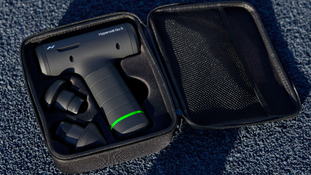 Hypervolt Go 3: 5 Stufen und 2 Aufsätze