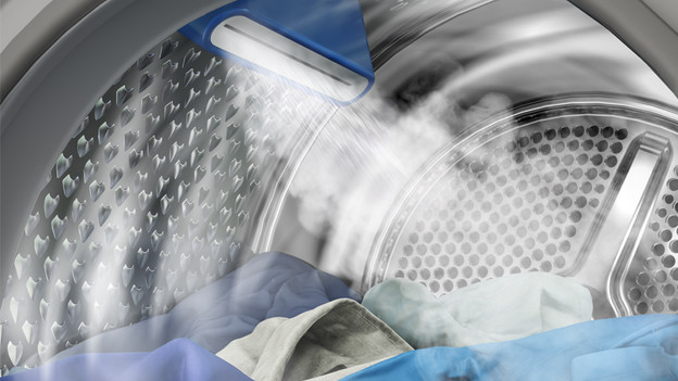 Freshen up with steam