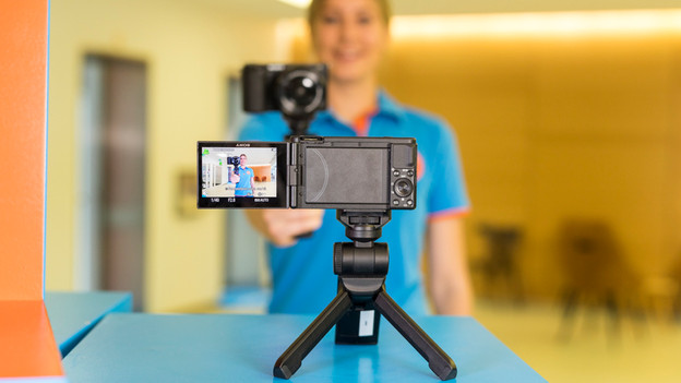 Kompakte Kamera zum Vloggen