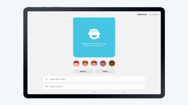 profil kind samsung kids mode