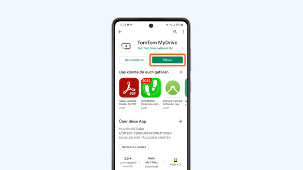 Melde dich mit deinem TomTom-Konto an