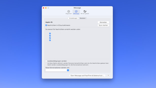 iMessage abmelden