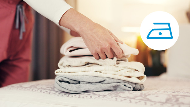 Iron with 1 dot: synthetic laundry