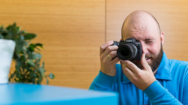 Canon EOS R7: RF-S-Halterung