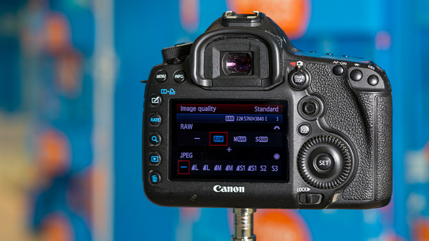 Don't: Aufnahme in JPEG