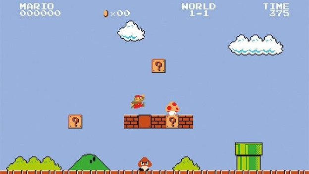 Super Mario Bros on the NES