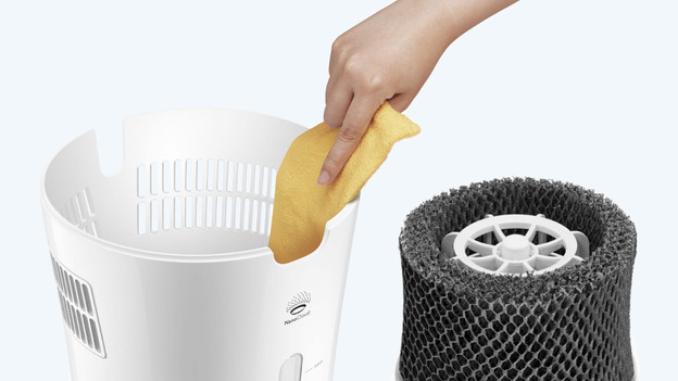 Luftbefeuchter reinigen