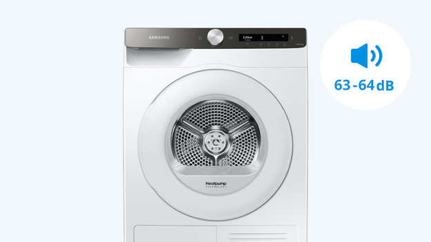 Geräuschpegel eines leisen Trockners