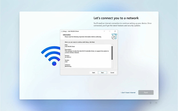 Windows WiFi settings