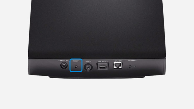 Einen HS1-Lautsprecher zurücksetzen