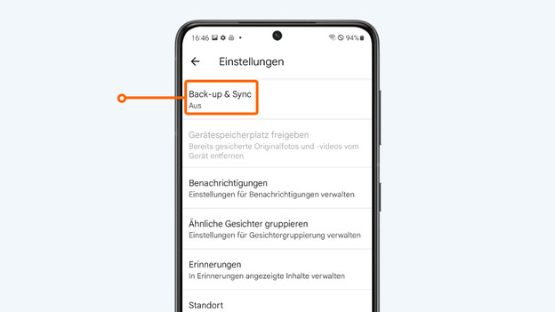 Sichern und synchronisieren