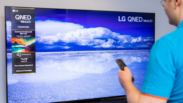 Colors and brightness of the LG QNED866