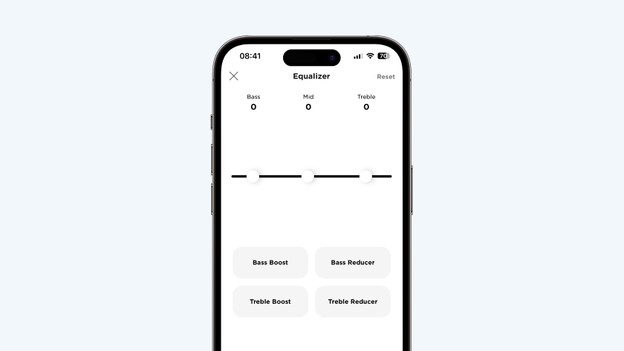 Adjust equalizer Bose ap