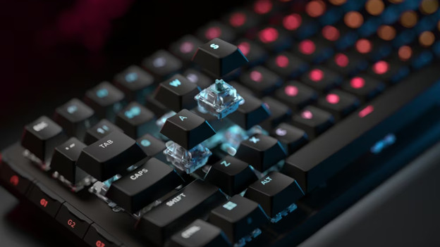 Corsair Gaming-Tastatur mit schwebenden Tasten