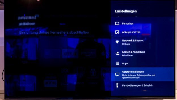 Einstellungen System