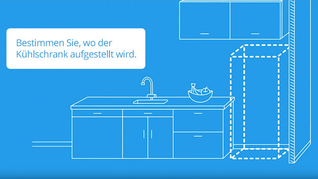 Kühlschrank aufstellen
