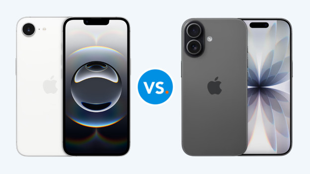 iPhone 16e und iPhone 16 im Vergleich