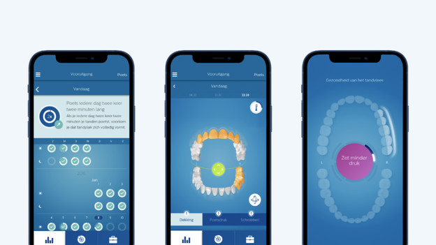 Electric toothbrush smartphone app
