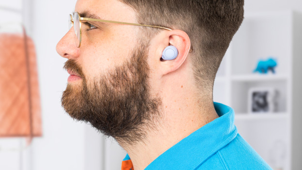 The Sony WF-C700N in ears