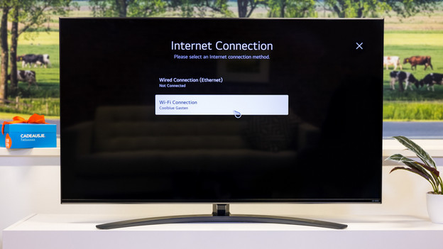 LG wired connection