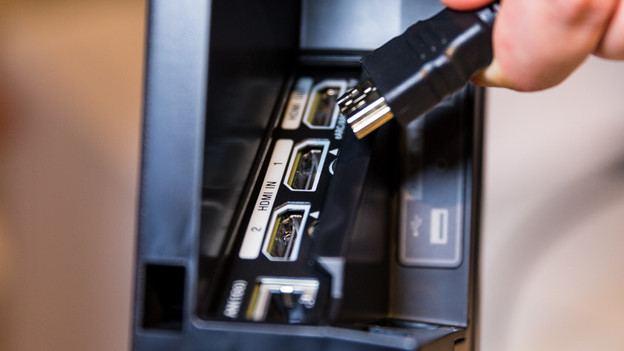 Connect soundbar via HDMI