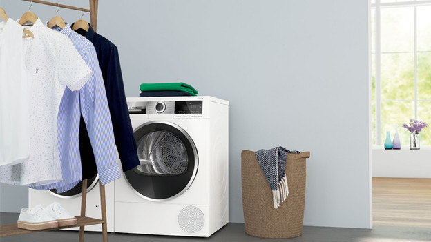 Bosch dryer with dress shirts