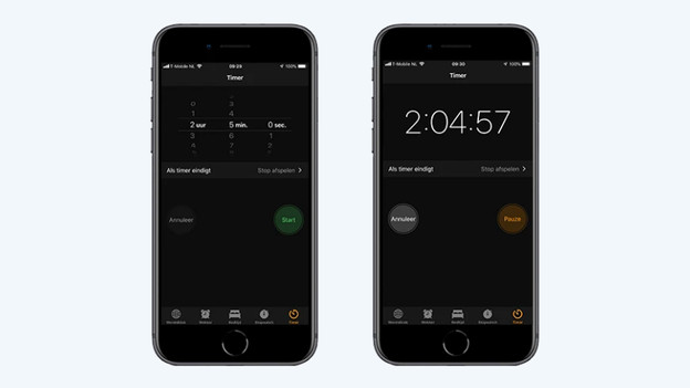 iPhone – Musik-Timer