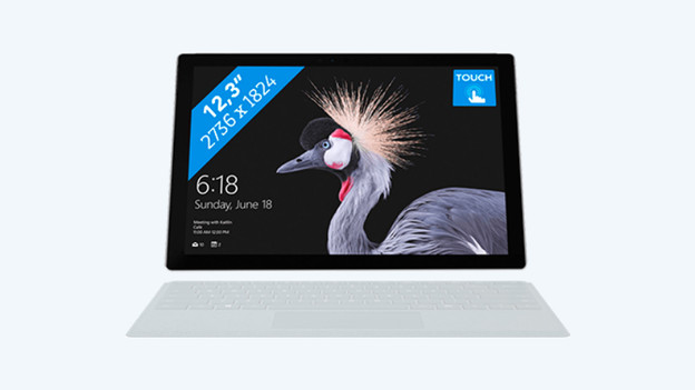 Microsoft Surface Pro X mit Microsoft SQ2 Prozessor.
