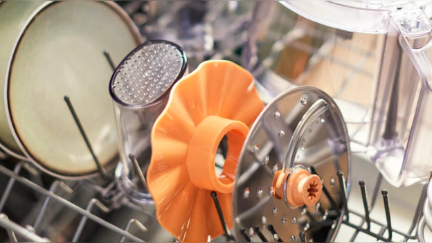 Parts in the dishwasher