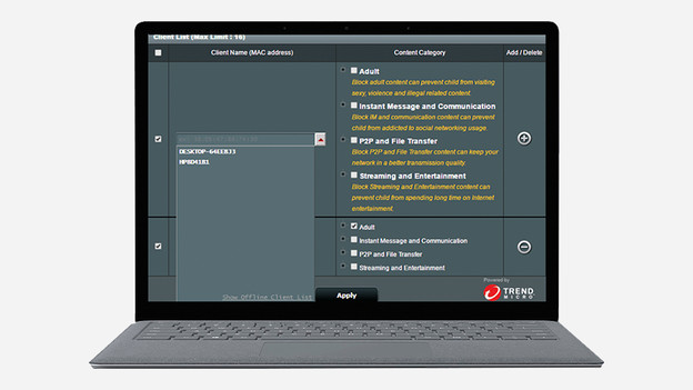 Elterliche Kontrolle bei Asus