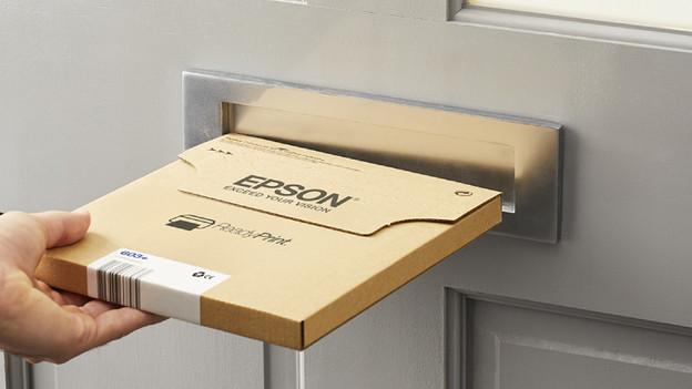 Epson ReadyPrint Paket durch Briefkasten