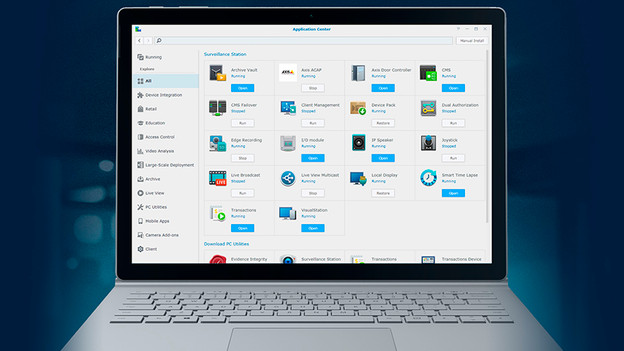 Installation der Synology Surveillance Station