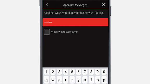 Schritt 7: Gib dein Netzwerkkennwort ein
