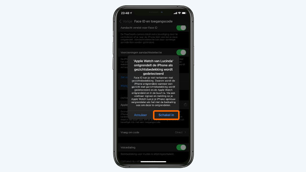 Wähle „Aktivieren“