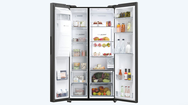 Haier Side-by-Side: kein Platz für große Produkte