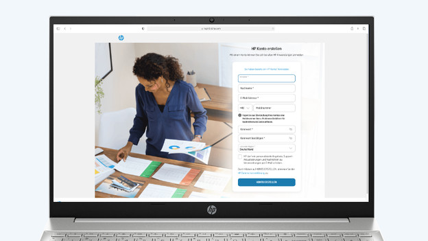 Ein HP-Konto erstellen
