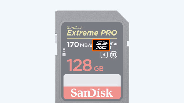 SDXC cards: more than 32GB