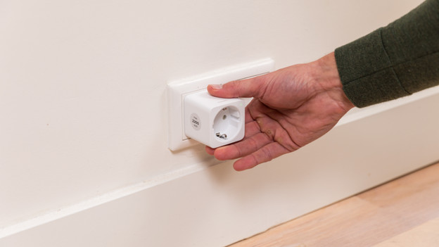 Überprüfe die Steckdose