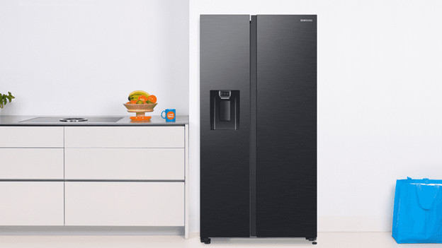 Kühlschrank Schwarzer Stahl