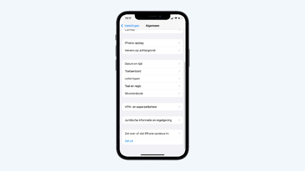 Tippe auf „iPhone übertragen oder zurücksetzen“.