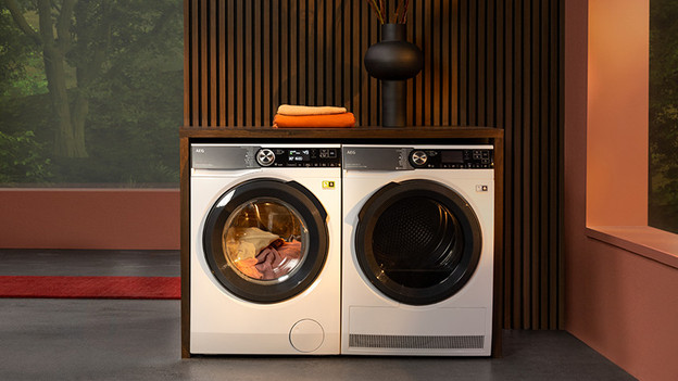 AEG EcoLine washing machine and dryer