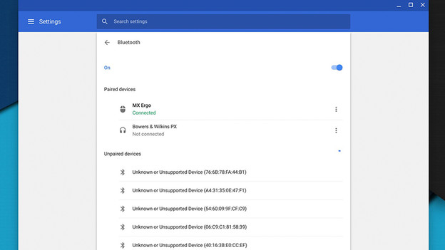 Installing a Bluetooth mouse in Chrome OS