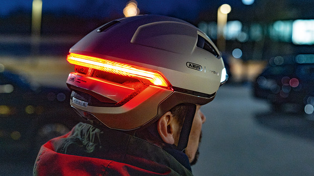Fahrradhelm Licht